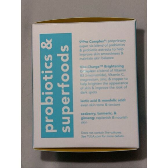 NEW TULA SKINCARE Bedtime Bright Vita-Charge L- overnight brightening treatment - Picture 7 of 10